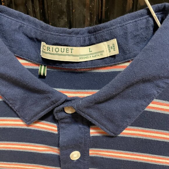 Criquet Mens L Polo - Picture 3 of 5